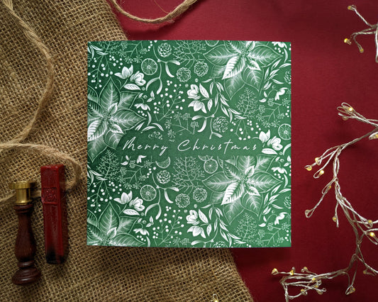 Christmas foliage cards