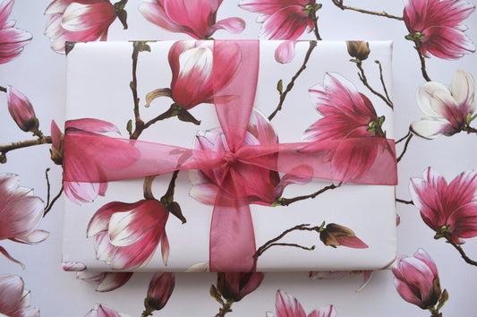 Magnolia wrapping paper