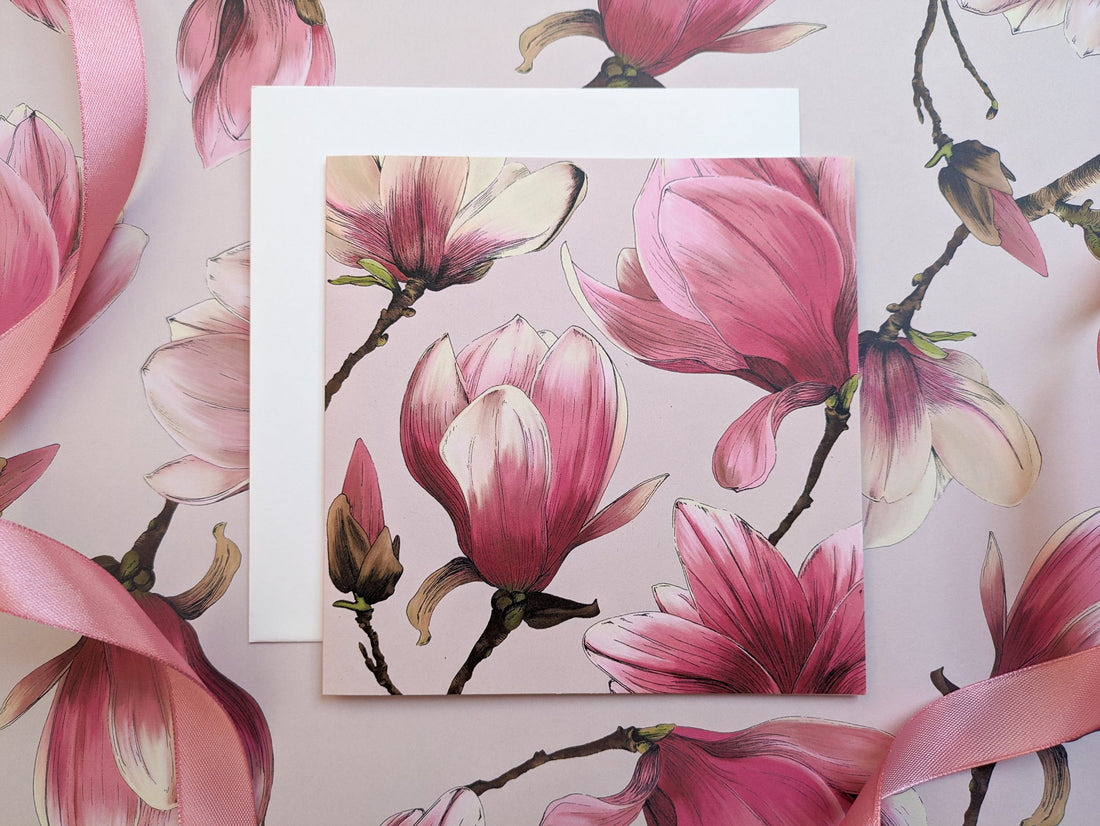 Behind The Design - Garden Flower Stationery