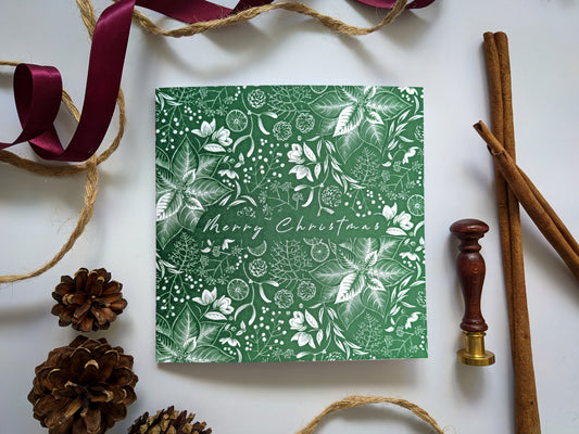 Christmas foliage cards